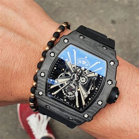 richard mille negro con rojo|richard mille women.